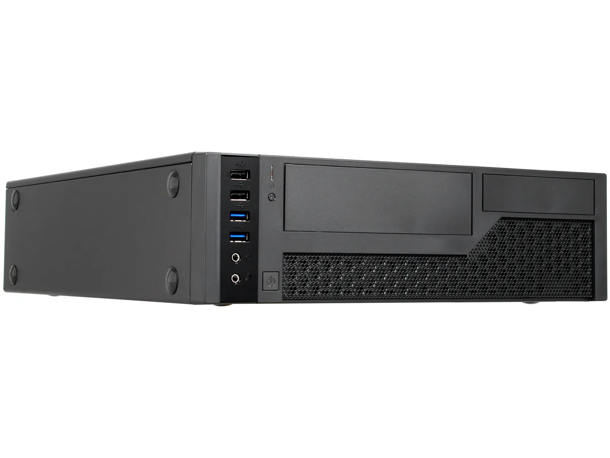 In Win In Win CE685.FH300TB3 PC case, black, 300W TFX PSU, Micro ATX — product photo