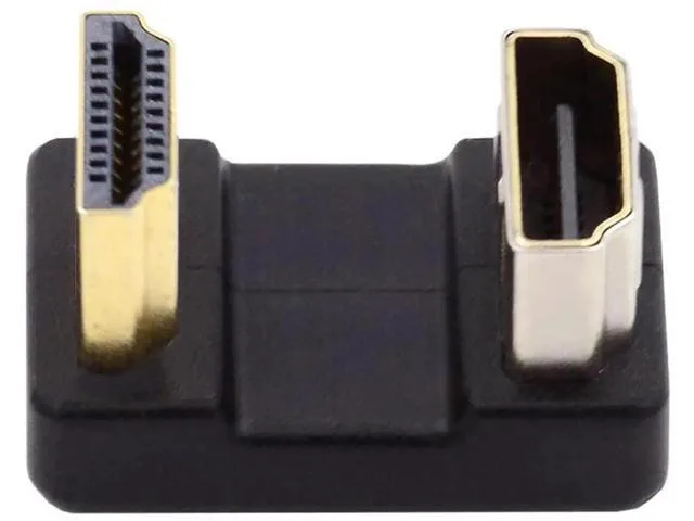 Manw Manw U-Shaped 360° Down Back Angled HDMI 1.4 Male to Female Extension Adapter — product photo