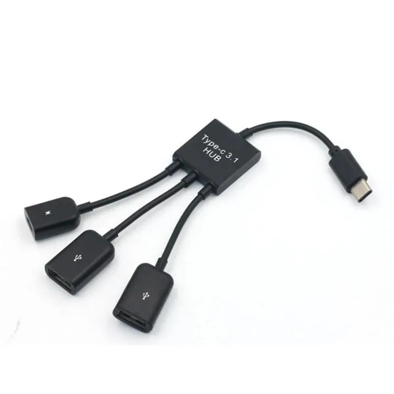 Hetai Tech Hetai Tech 3-in-1 Micro USB OTG Adapter Cable 20cm — product photo
