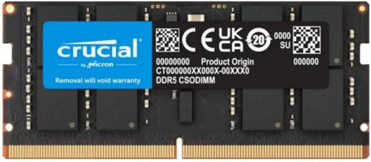Crucial Crucial CSODIMM CT32G64C52CS5 32GB DDR5 6400MHz CL52 Laptop RAM — product photo