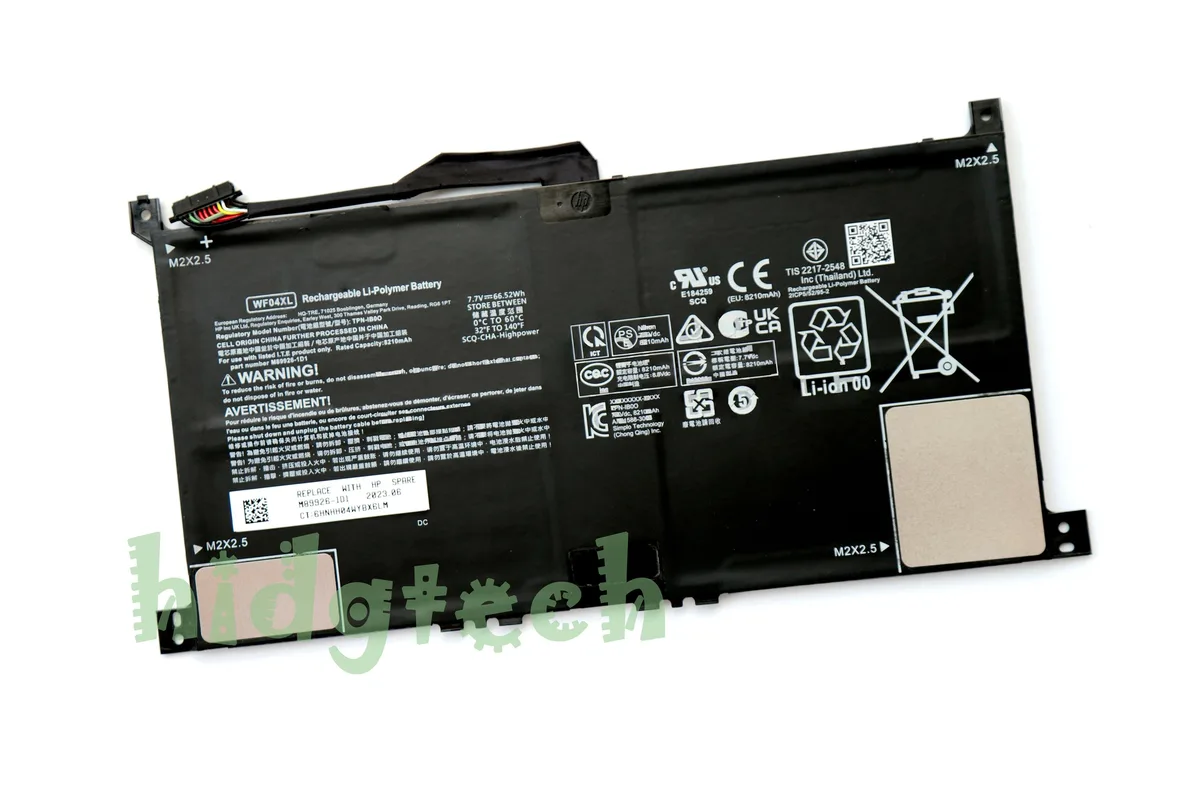 Beisite Beisite WF04XL 66.52Wh 7.7V laptop battery — product photo