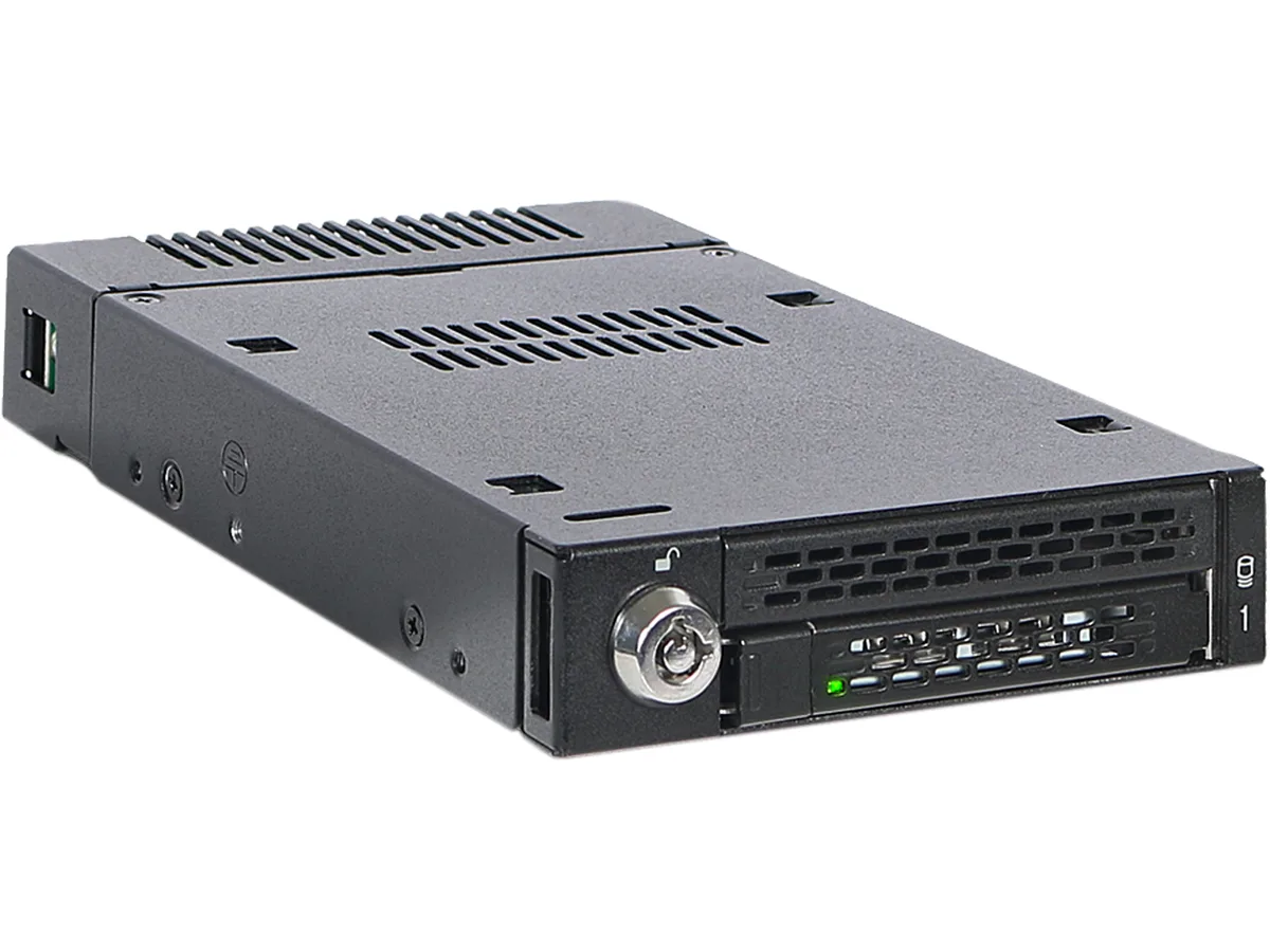ICY DOCK ICY DOCK MB833M2K-B M.2 NVMe SSD mobile rack for 3.5" bay — product photo