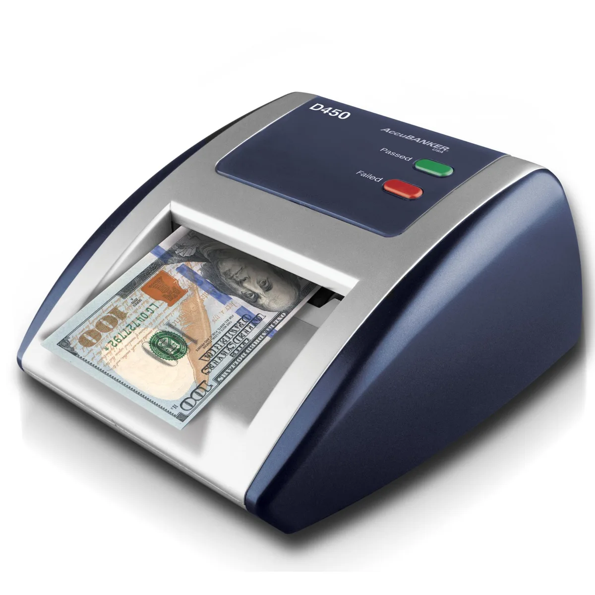 AccuBANKER AccuBANKER D450 Counterfeit Bill Detector cash handling — product photo