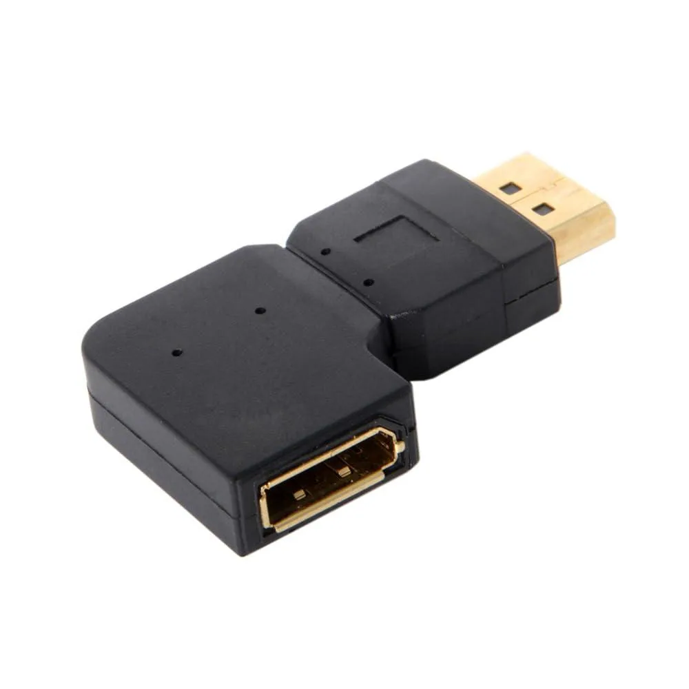LORDWORLD LORDWORLD DisplayPort 90° Left Angled Male to Female Extension Adapter — product photo
