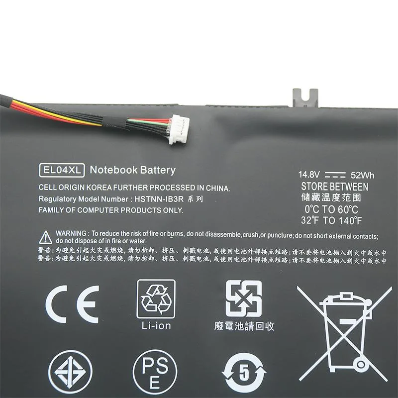 POWER-FENG POWER-FENG EL04XL 52Wh 14.8V laptop battery for HP ENVY 4-1000 4-1100 4-1200 series — product photo