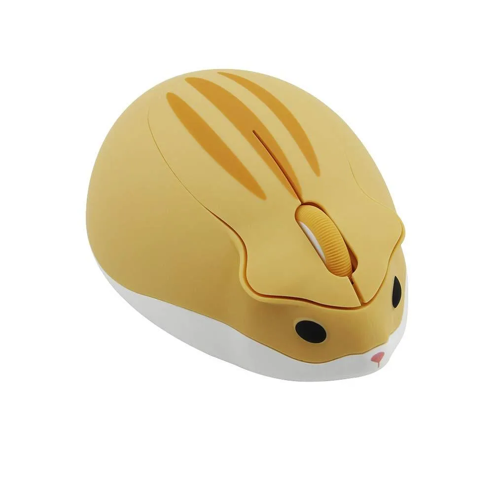 SOEWIOU SOEWIOU Yellow Wireless Gaming Mouse 1200 DPI 2.4 GHz Arc — product photo