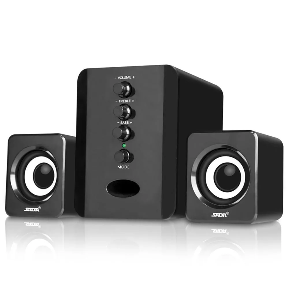 eYotto eYotto D-202 2.1 Wired Speaker Set Black — product photo