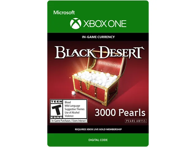 Microsoft Microsoft 6JZ-00010 Black Desert 3000 Pearls downloadable game — product photo