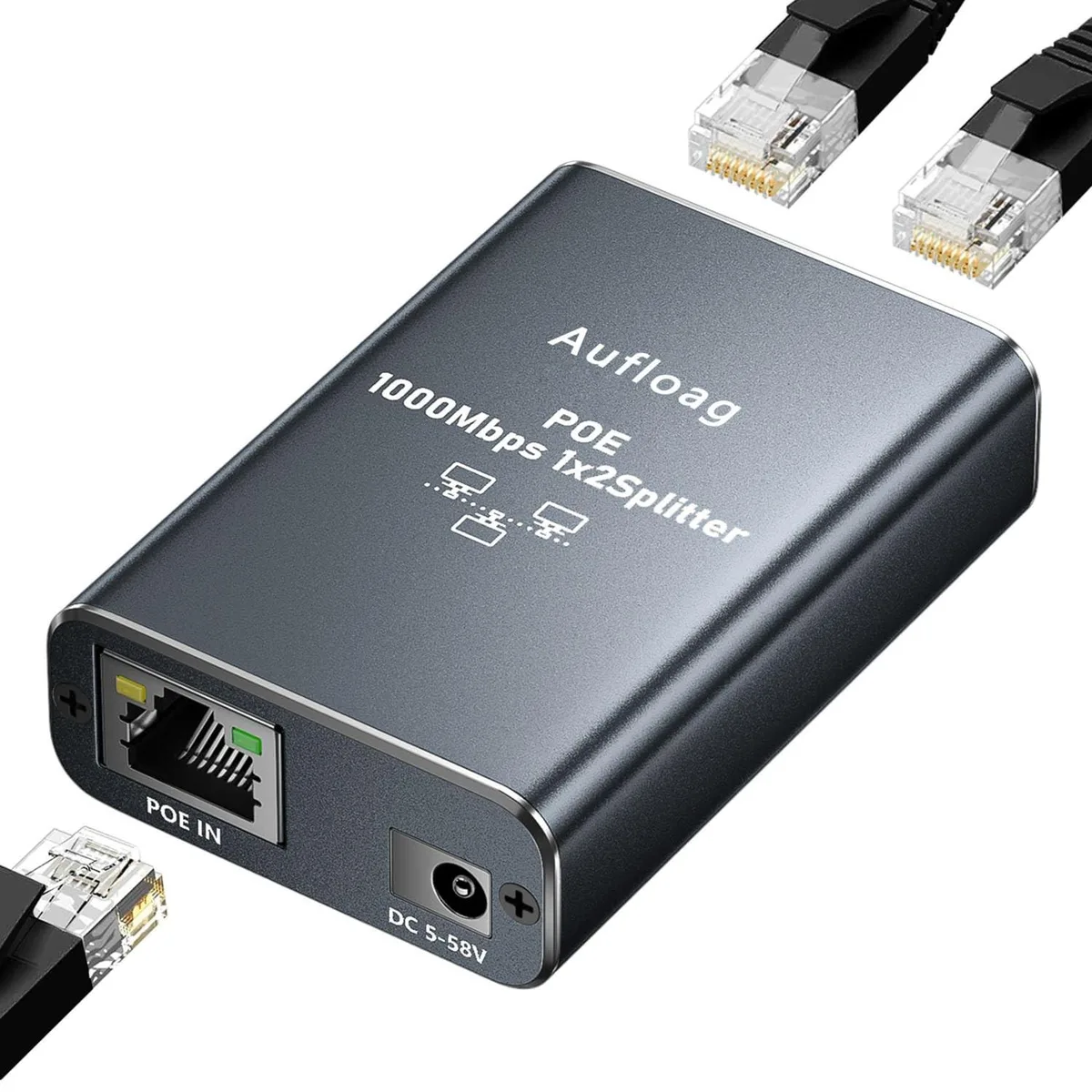 Barrow Mods Barrow Mods 2 in 1 Accessories 1 in 2 Out PoE Splitter 90W — product photo