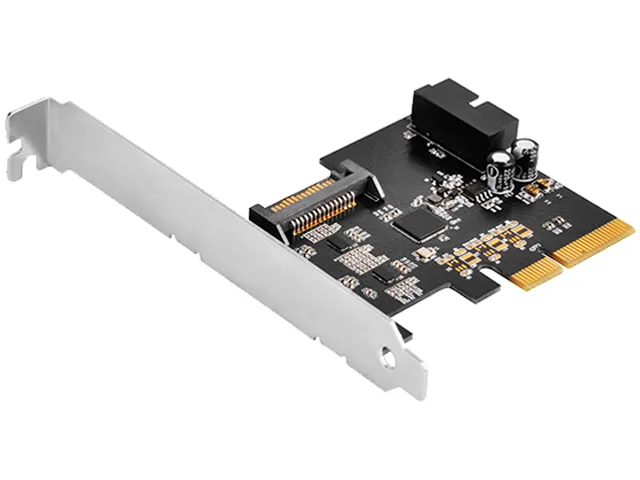 Silverstone Silverstone SST-ECU04-E expansion card PCI-E 2.0 x2 10Gbps 2 x 19pin USB 3.1 — product photo