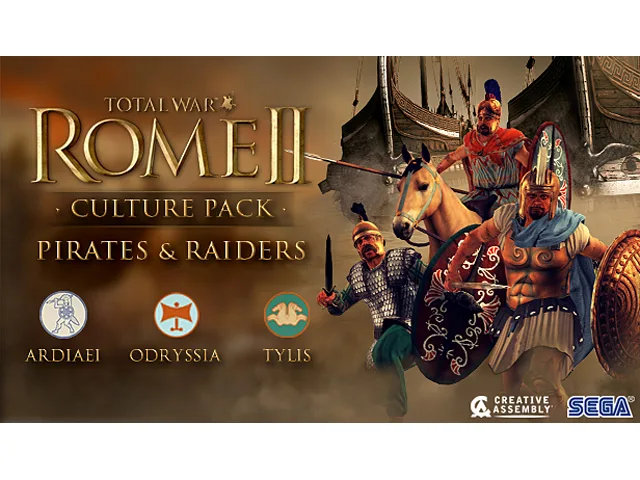 Sega Sega 35197 Total War: ROME II Pirates & Raiders Culture Pack downloadable game — product photo