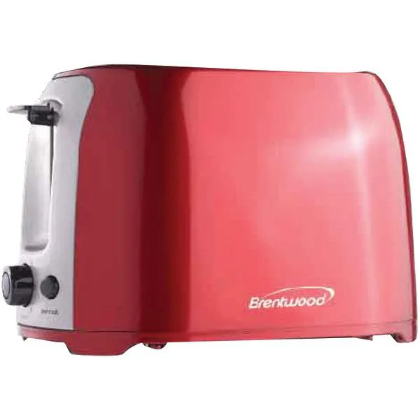 Brentwood Appliances Brentwood Appliances TS-292R 2-Slice Toaster Red Stainless Steel — product photo