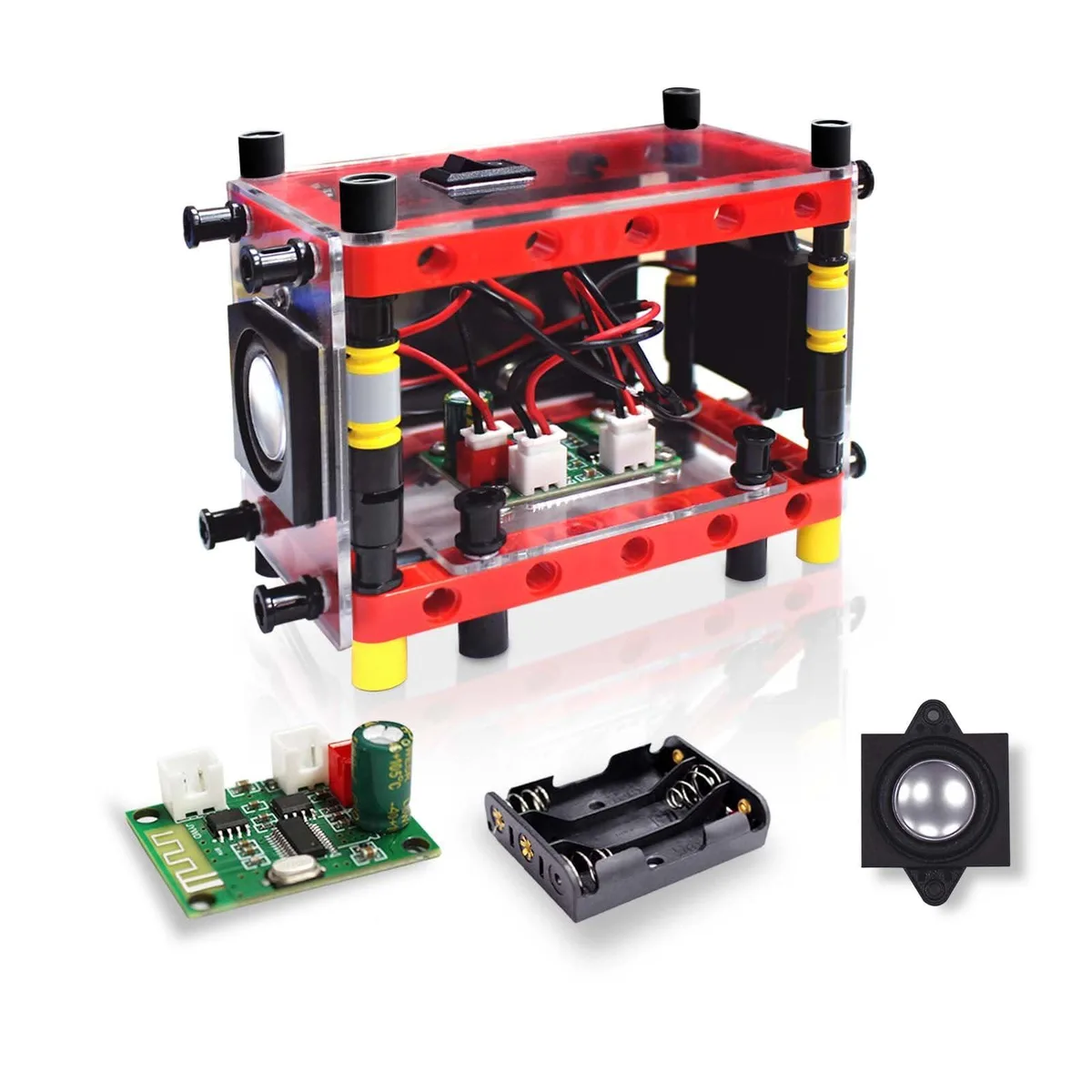 KBT KEEP BETTER TECH DIY Bluetooth Speaker Kit Black 4.25 x 2.8 x 3.2 in 0.59 lb — product photo