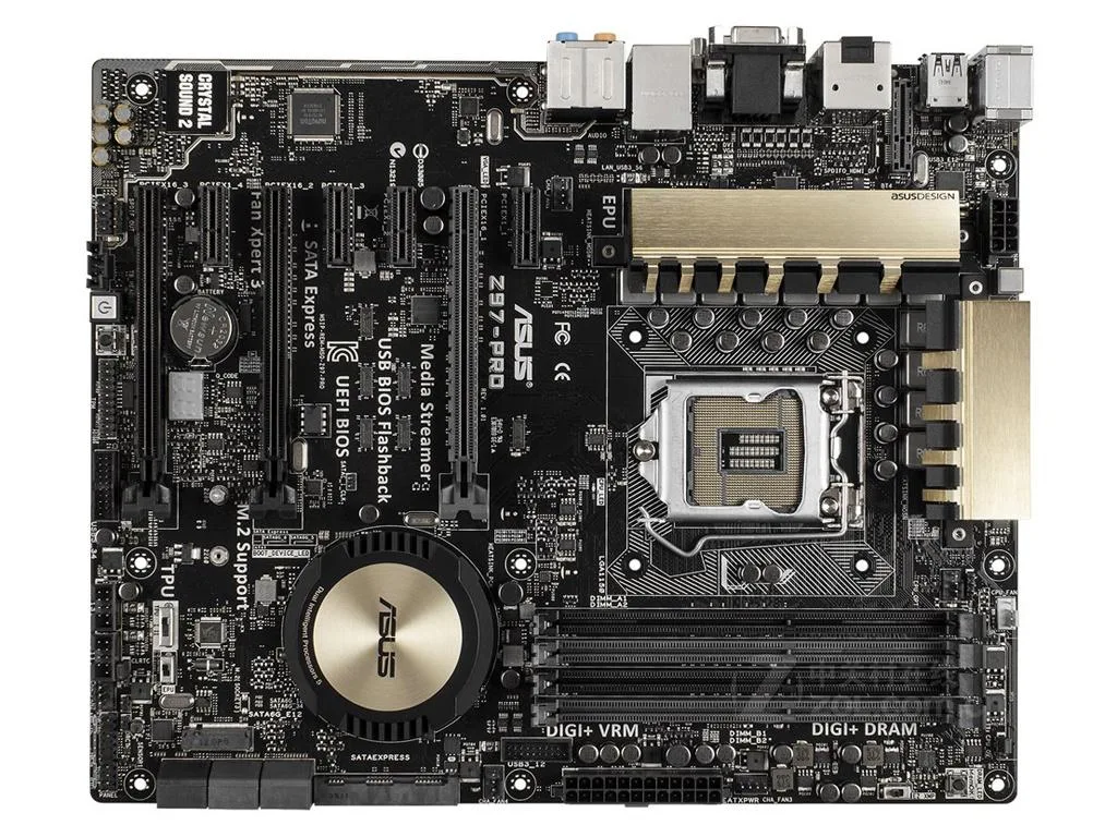ASUS ASUS Z97-PRO LGA 1150 Intel Z97 DDR3 32GB ATX Intel motherboard — product photo
