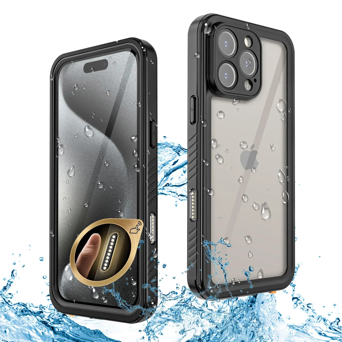BONAEVER BONAEVER iPhone 16 Pro Max Case Waterproof IP68 Black — product photo