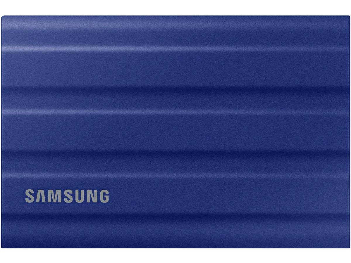 SAMSUNG SAMSUNG T7 Shield 2TB portable SSD MU-PE2T0R/AM Blue — product photo