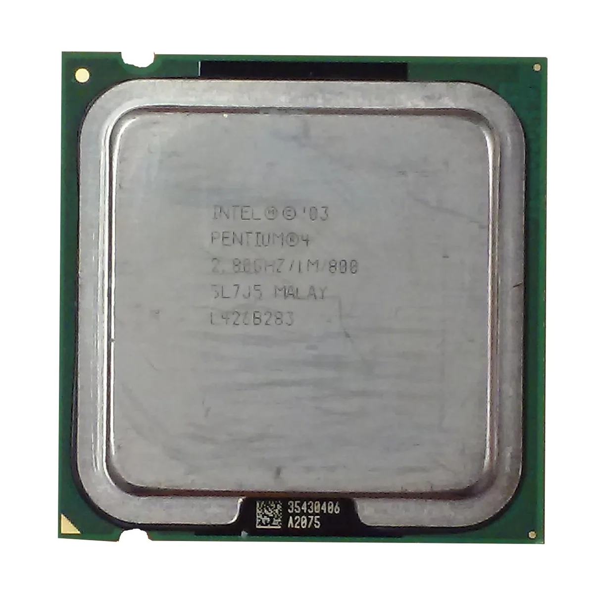 Intel Intel SL7J5 Pentium 4 2.8 GHz 1 MB L2 800 MHz FSB LGA 775 switch module — product photo