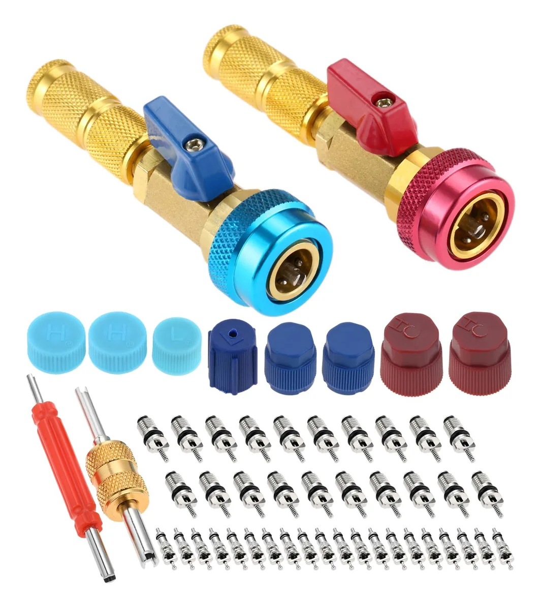 DNBeffulgent DNBeffulgent R134A Valve Core Tool Set 12 pack — product photo