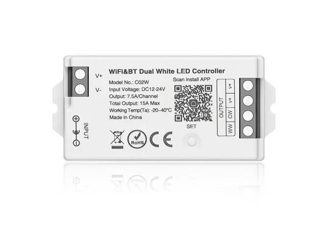 Manw Manw C02W CCT PWM Dual White LED Controller 2.4GHz WiFi Bluetooth — product photo