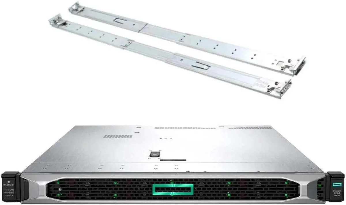 HPE HPE ProLiant DL360 Gen10 1U rack server dual Xeon 6148 2.40 GHz 256GB 30.72TB — product photo