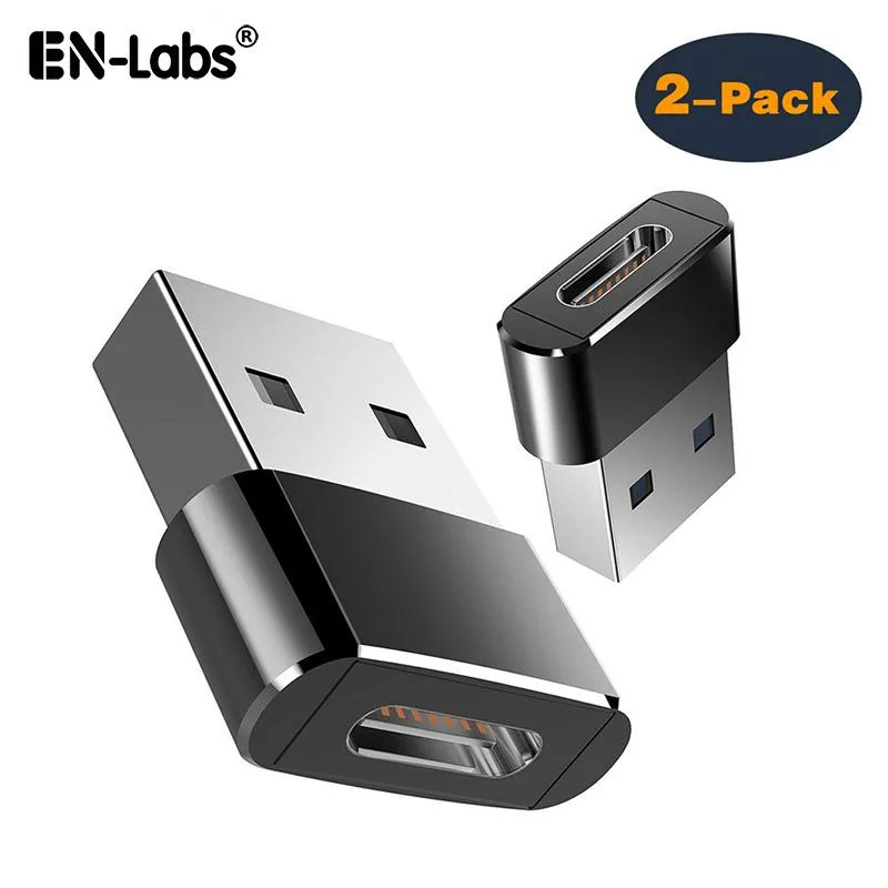 EN-Labs EN-Labs USB 2.0 Male to USB-C Female OTG Adapter 2 Pack — product photo