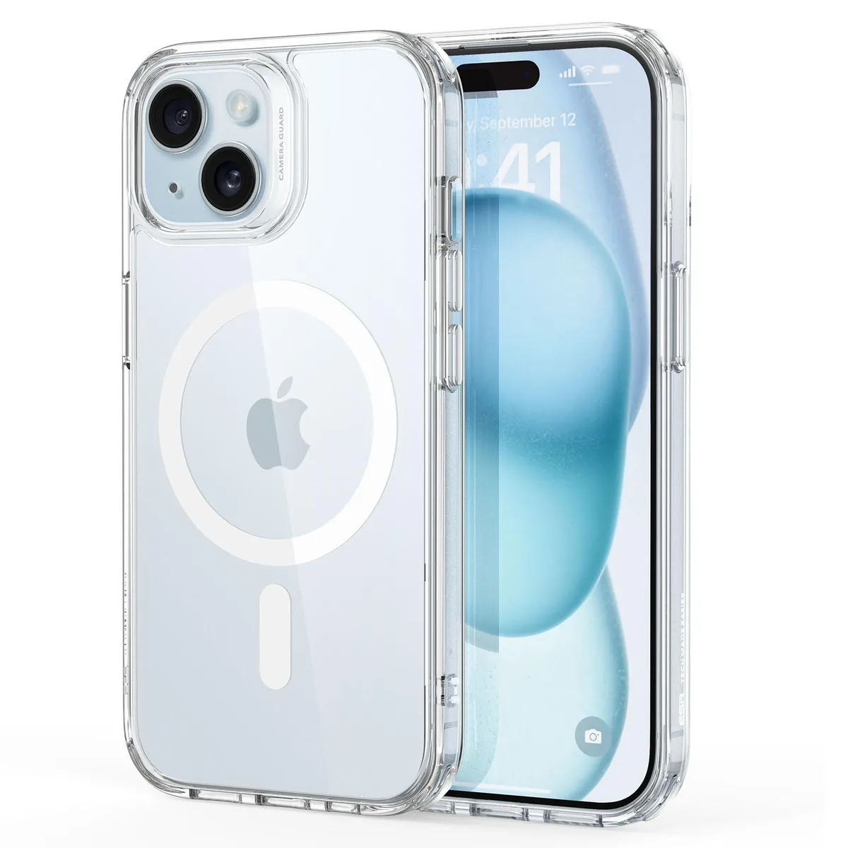  ESR Classic Series iPhone 15 Plus Case Clear 6.7" MagSafe 1500g — product photo