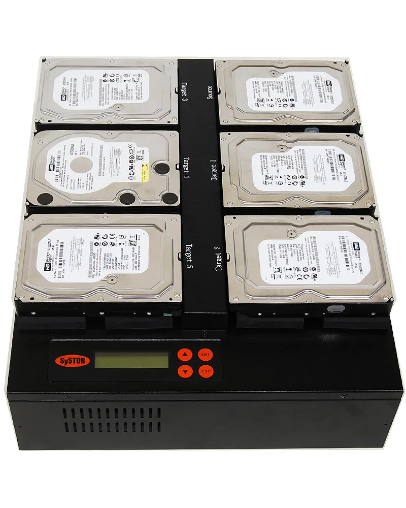 Systor Systor 1:5 SATA Hard Drive Duplicator &amp; Sanitizer — product photo