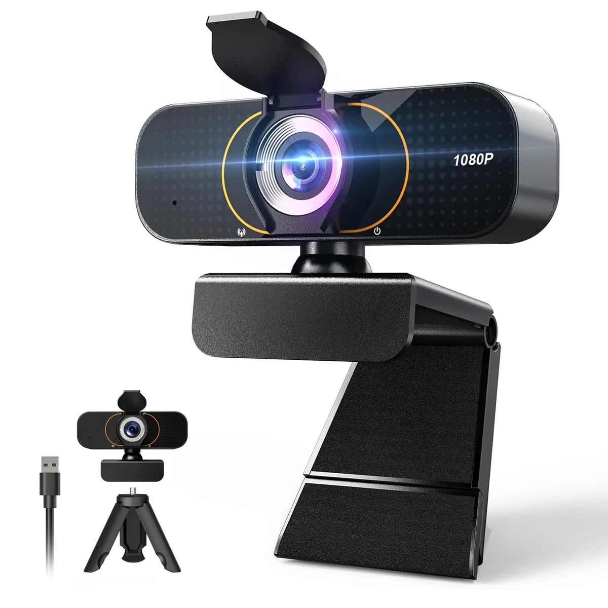  ClearOne TW GQ1080P 1080P Wide Angle USB 3.0 Webcam with Tripod — product photo