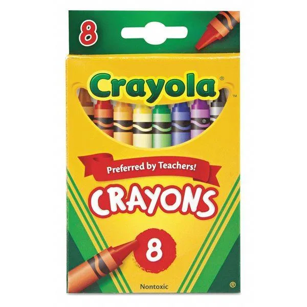 Crayola Crayola 523008 8-count illustration crayons — product photo