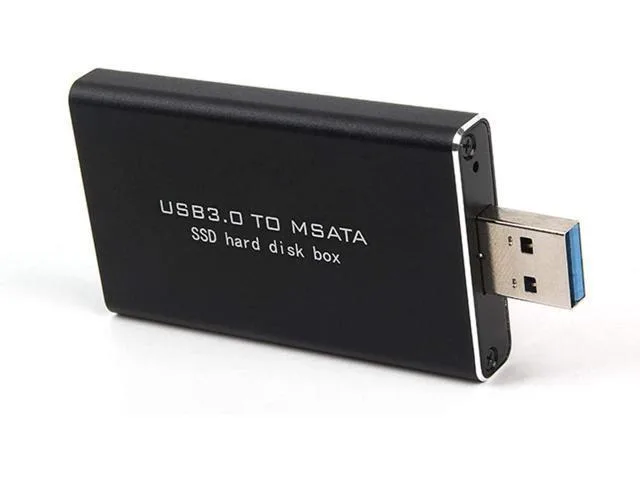 Manw Manw 5Gbps USB 3.0 mSATA SSD Enclosure ASM1153E — product photo