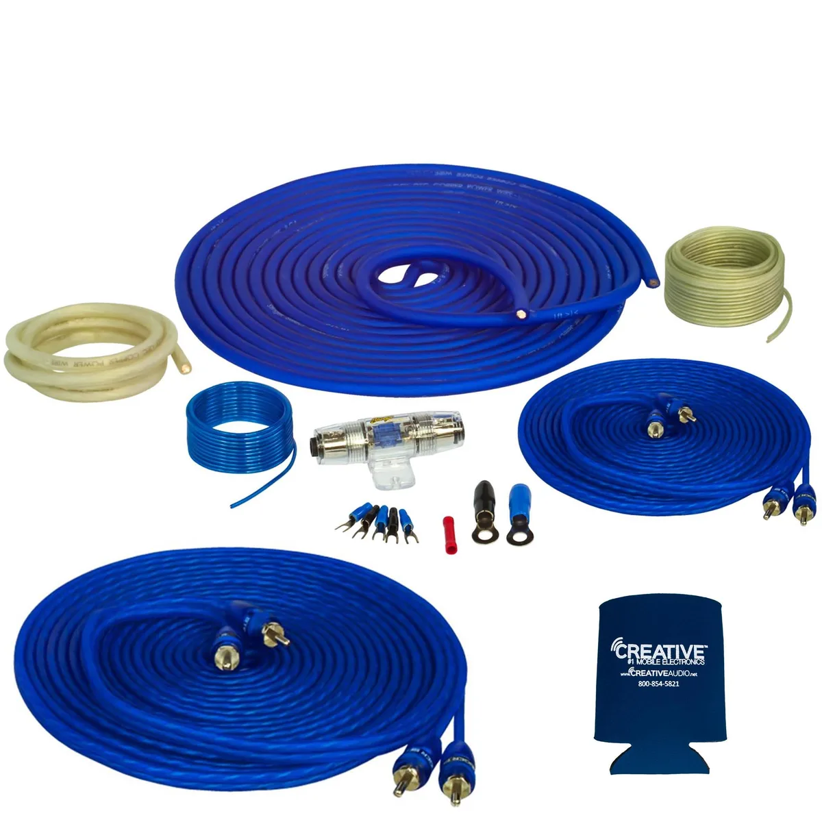 STINGER STINGER SS1200XS 4GA Copper 1200W Wiring Kit with SSRCB17 17FT RCA — product photo