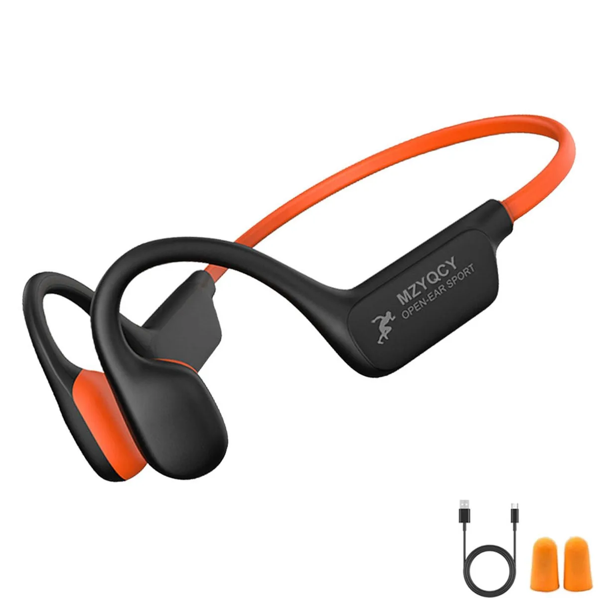  Philips WFL900/H Bone Conduction Headphones Orange 15h 29g IPX6 Bluetooth 5.4 — product photo