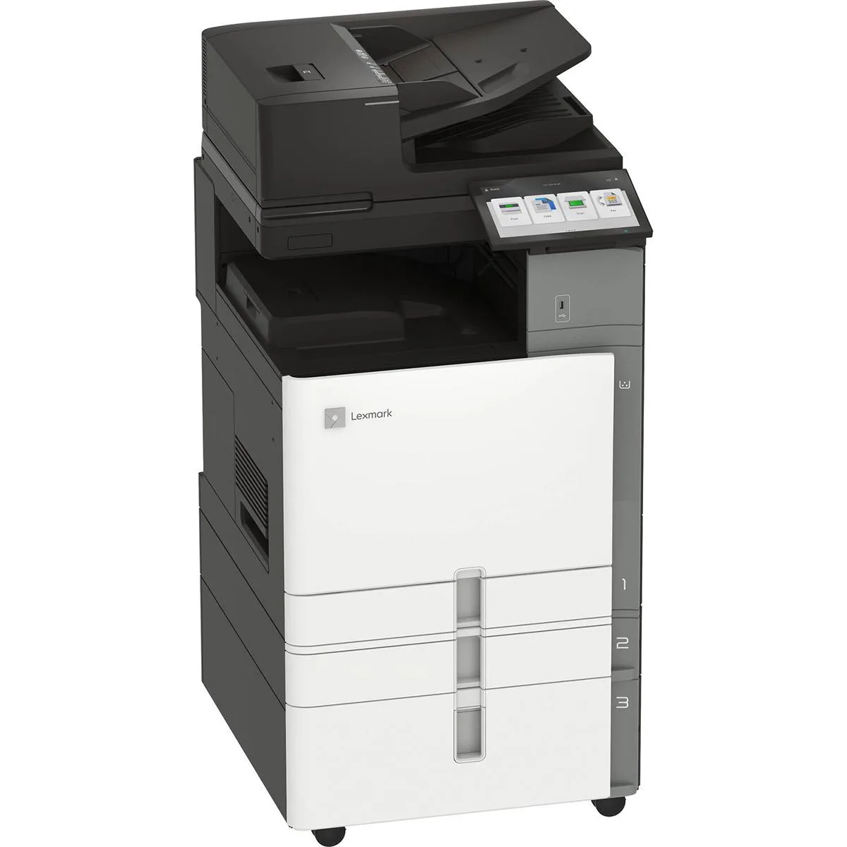 Lexmark CX833xse color laser multifunction printer with 10-inch touchscreen