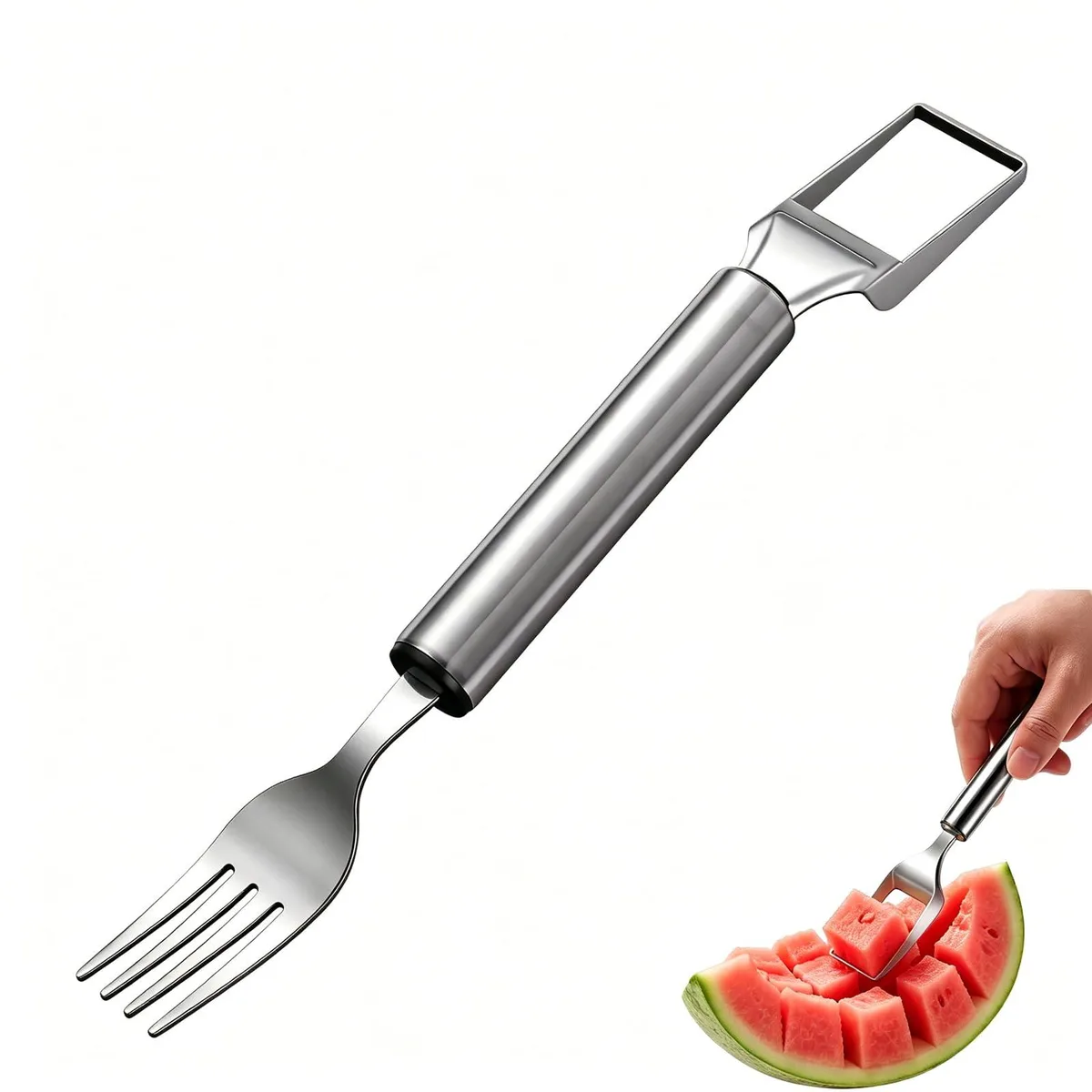  Lanjiesh 2-in-1 Stainless Steel Fruit Cutter 9.84inch — product photo