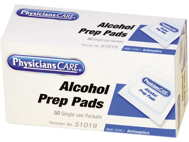 Acme United Acme United 51019 Alcohol Pads 50 Pack 70% Isopropyl — product photo