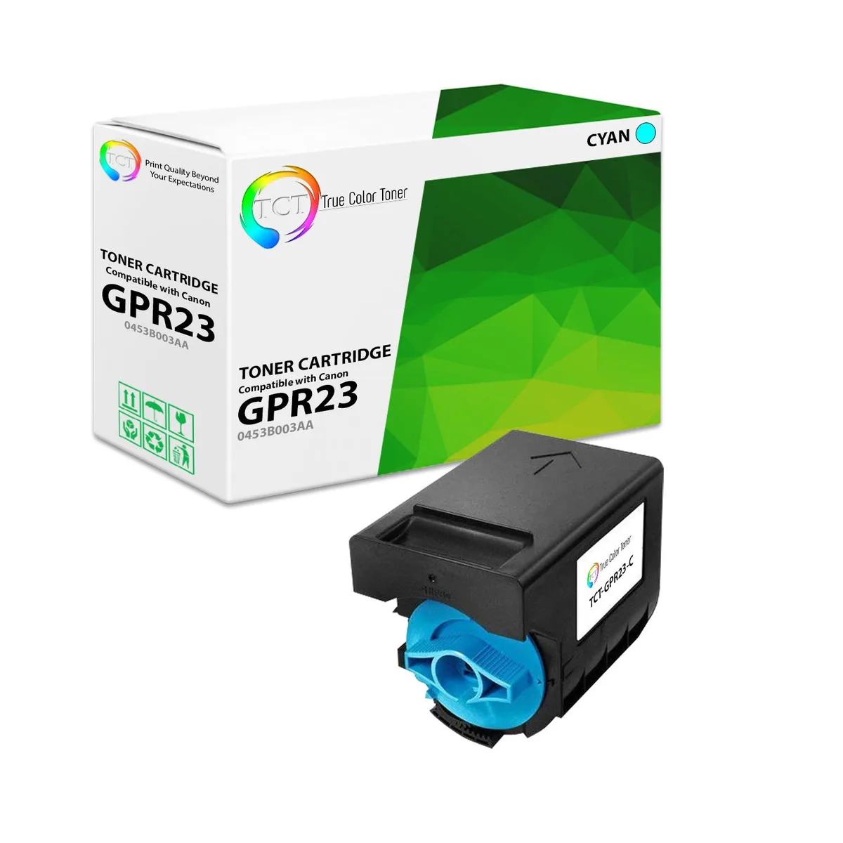 True Color Toner True Color Toner GPR23 Cyan Toner Cartridge 14000 Pages — product photo
