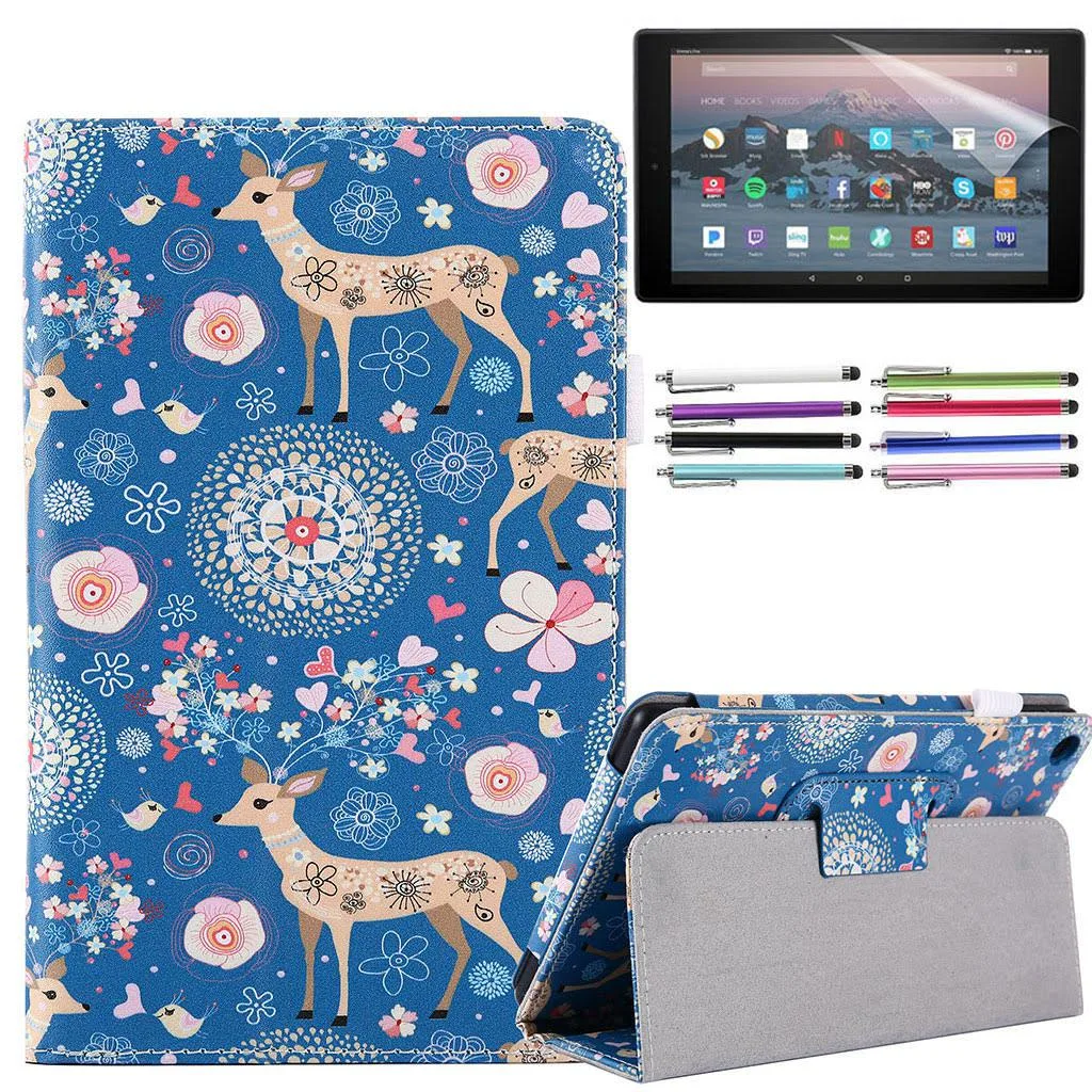 anicestore anicestore laptop case for Fire 7 12th Gen 2022 Deer — product photo
