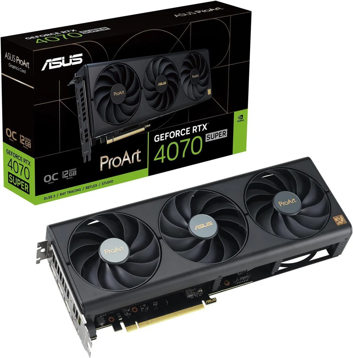 ASUS ASUS ProArt GeForce RTX 4070 SUPER OC Edition graphics card — product photo