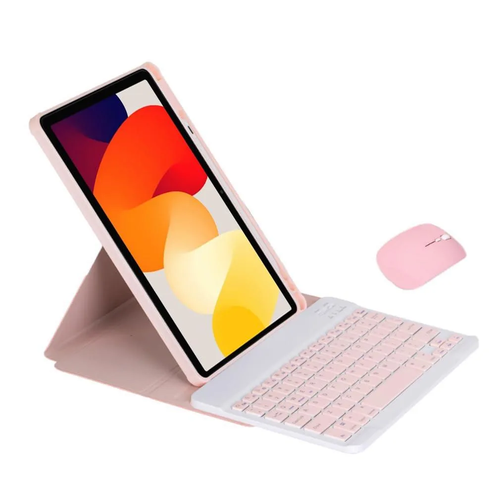 Timoom Timoom 360° Rotatable Keyboard Case for Samsung Galaxy Tab A9+ 11" Pink — product photo