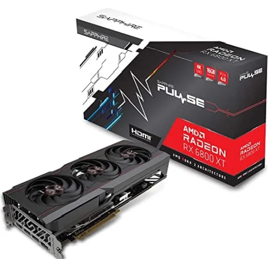Sapphire Tech Sapphire Tech Pulse Radeon RX 6800 XT 16GB graphics card — product photo