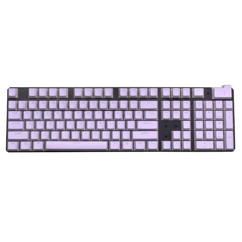 YINGHUA YINGHUA PBT OEM Backlit Keycaps 104 Purple — product photo