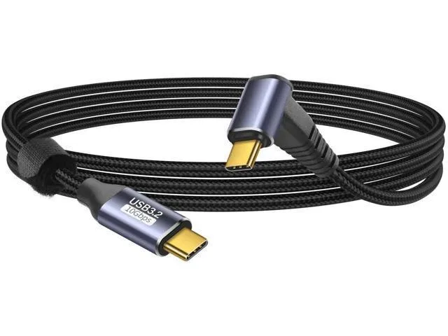 Manw Manw 90° USB-C to USB-C Cable 3.3ft 10Gbps 4K@60Hz 100W PD — product photo
