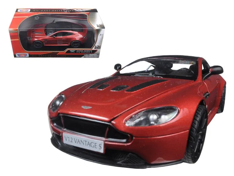 MOTORMAX MOTORMAX Aston Martin Vantage S V12 Red 1/24 Diecast Vehicle — product photo
