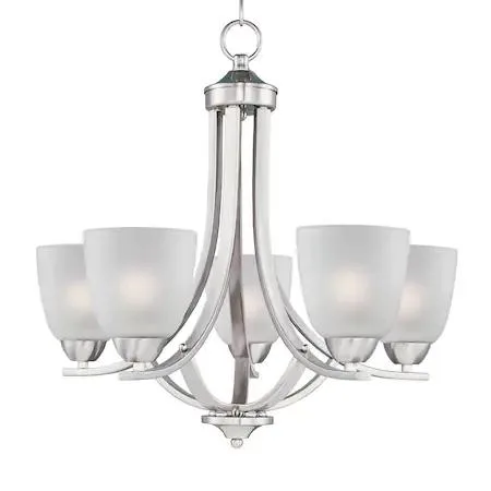Maxim Maxim 11225FTSN Axis 5-Light 24" Satin Nickel Chandelier — product photo