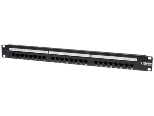Tripp Lite Tripp Lite N252-024 24-Port 1U Rackmount Cat6 110 Patch Panel 568B — product photo