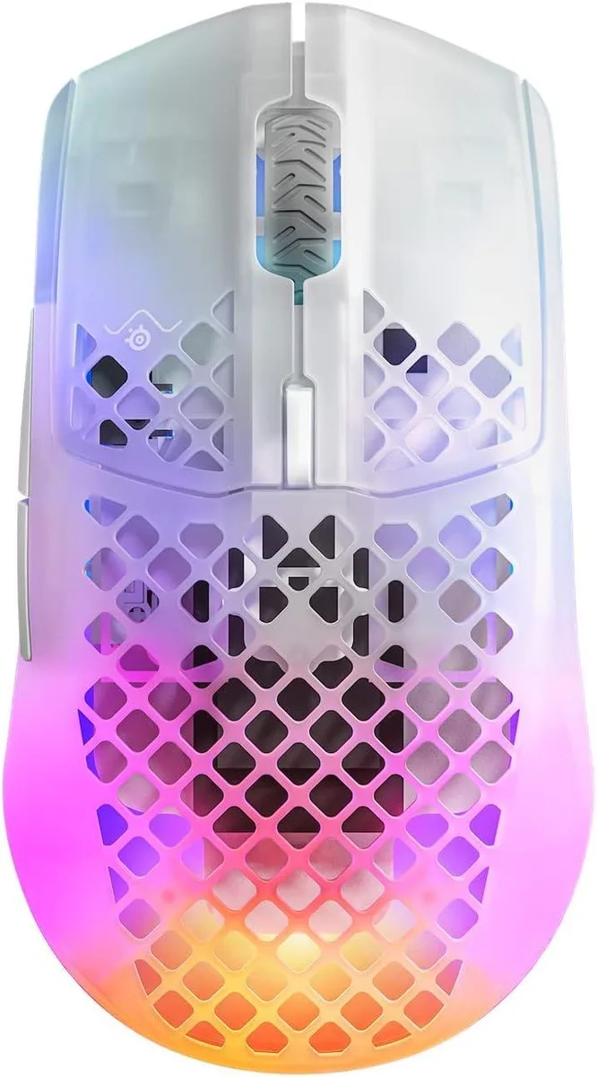 SteelSeries SteelSeries Aerox 3 Wireless Gen 2 Ghost Gaming Mouse 68g 26000 DPI IP54 200h 4K Polling 62715 — product photo