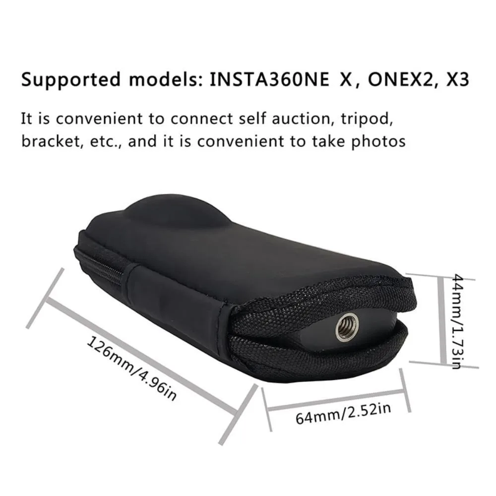 Ruth's sister Ruth's sister Semi open Bare Metal Bag ad153x internal power cable 126x64x44mm black — product photo