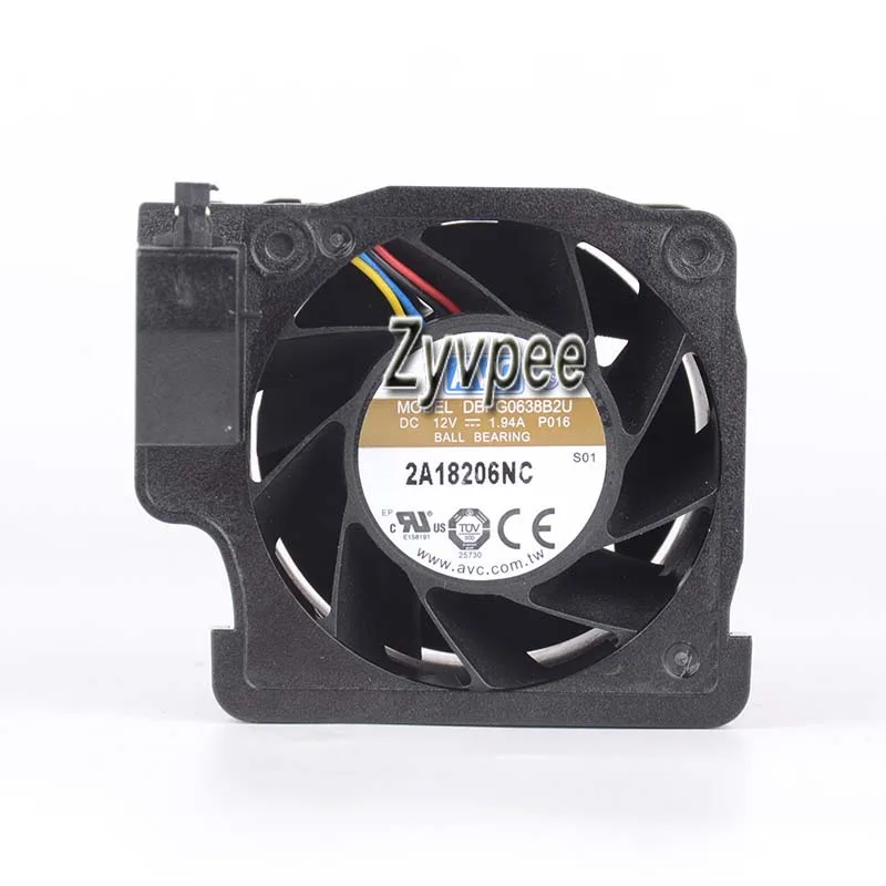 Zyvpee Zyvpee DBPG0638B2U 6038 12V 1.94A 4 Wires Thinksystem SR590 01KR062 case fan — product photo