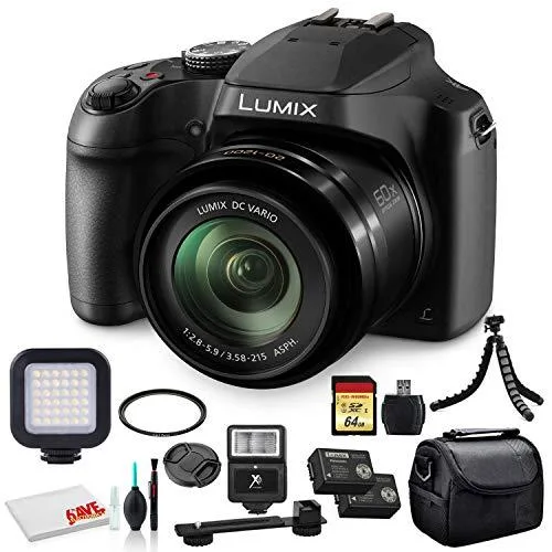 Panasonic Panasonic Lumix DC-FZ80DK camera kit 60x zoom 18.1MP 4K — product photo