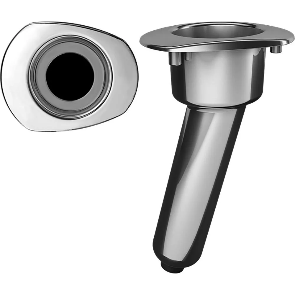 Mate Series Mate Series Elite Rod &amp; Cup Holder Screwless 15° 316 Stainless accessory — product photo